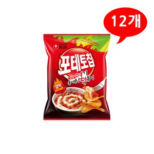 농심 포테토칩 엽기떡볶이 맛 105g X 12개
