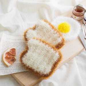 오키도키공방 식빵 수세미 만들기 털실 코바늘 뜨개실