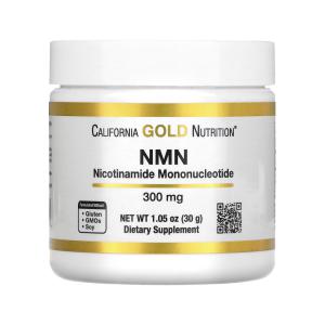 CGN 캘리포니아골드뉴트리션 NMN 파우더 300mg 30g 니코틴아미드 모노뉴클레오티드