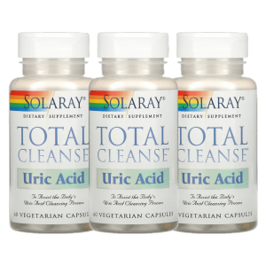 솔라레이 요산 토탈 클린즈 60캡슐 3개세트 Uric Acid 브로멜라인 엽산 커큐민