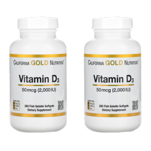 CGN 비타민D3 2000IU 360캡슐 2개세트 비타민D 라놀린 lanolin