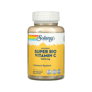 솔라레이 식물성 비타민C 500mg 100캡슐 로즈힙 체리 아스코르브산 Super Bio