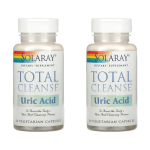 솔라레이 요산 토탈 클린즈 60캡슐 2개세트 Uric Acid 브로멜라인 엽산 커큐민