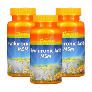 톰슨 엠에스엠 비타민C 30캡슐 3개 히알루론산 아스코르브산 MSM Hyaluronic