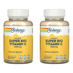 솔라레이 식물성 비타민C 500mg 100캡슐 2개 체리 아스코르브산 Super Bio