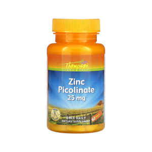 톰슨 아연 징크 25mg 60개 피콜리네이트 Zinc Picolinate Tablets