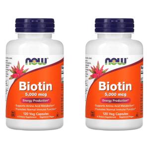 나우푸드 비오틴 5000mcg 120캡슐 2개 Biotin