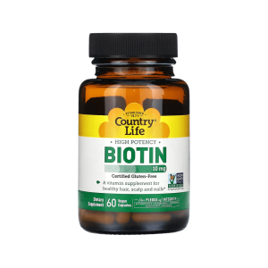 컨트리라이프 비오틴 10mg 60캡슐 10000mcg Biotin