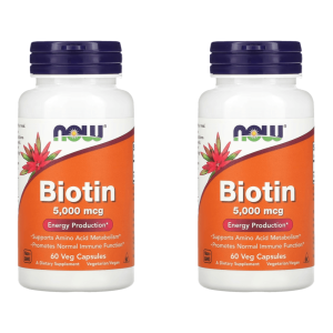 나우푸드 비오틴 5000mcg 60캡슐 2개 Biotin