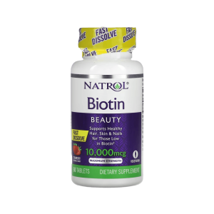 나트롤 비오틴 10000mcg 딸기맛 60정 Biotin
