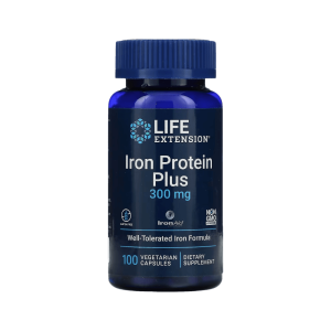 라이프익스텐션 아이언 프로틴 플러스 300mg 100캡슐 철분 단백질