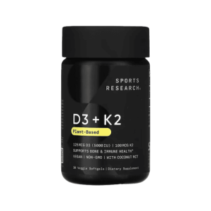 스포츠리서치 비타민 D3 K2 30캡슐 콜레칼시페롤 메나퀴논 MK7