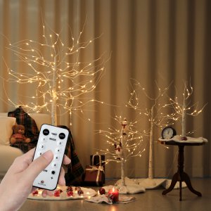 LED 자작나무 트리 크리스마스 조명 감성 카페 인테리어 무드등 세트 유배