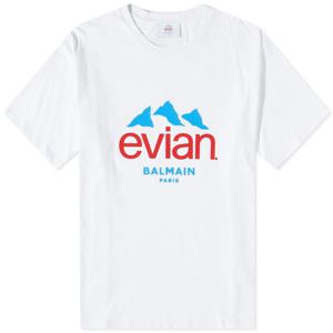 (N15) 발망 남성 티셔츠 Balmain x Evian  Tee