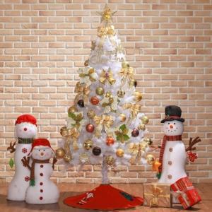 크리스마스 180cm 화이트 풀세트 트리 (전구) 수제 최 쓰 추리 솔잎 나무 용품