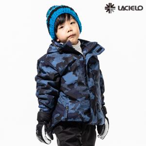 [라시엘로]라시엘로 아동 스키 스노우보드 자켓 LAZ-J817-CAMO BLUE