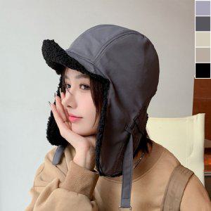 뽀글이 귀달이 방한모 1P 겨울 보온 패션 귀덮개 모자