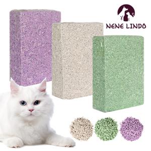  신상 네네린도 녹차/라벤더 고양이 두부모래 11L x4팩 /  두부모래 고양이모래 고양이용품 애묘용품 가는입자두부모래