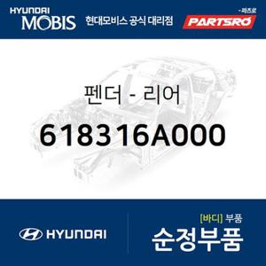 펜더-리어 (618316A000) 중형특장 5톤 이하,5톤 슈퍼트럭,메가트럭,뉴 파워트럭 4X2,라이노 95,메가 트럭 특장,파비스 4X2 19,파비스 4X2 19 특장