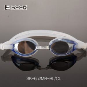 SEEK UV차단 안티포그 미러코팅 물안경 SK-652MR/BU