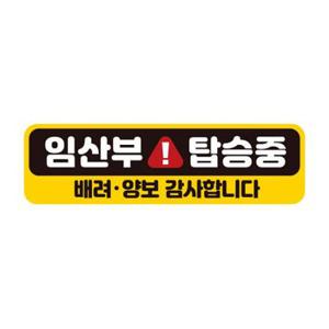 아트박스/제제데코 아이가타고 탈부착 초보운전 반사 자석스티커  AB017