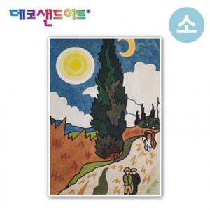 문구 실용적인 완구 애완 용품 데코샌드아트 색모래 명화시리즈(소)(밤의 프로방스 시골길)/BK