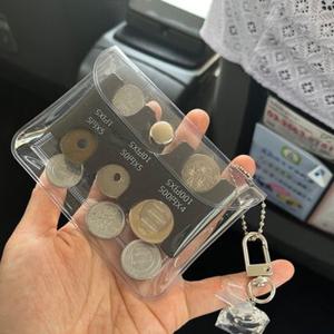 일본 엔화 동전 지갑 케이스 필수품 여행용 미니 홀더