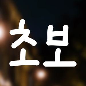 초보운전 자동차스티커 큰 글씨 초보 손글씨체 X ( 2매입 )