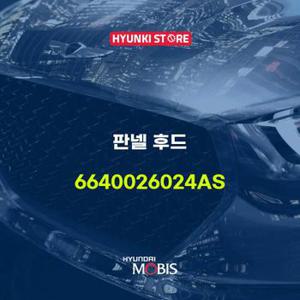 현대모비스판넬 후드 (6640026024AS)