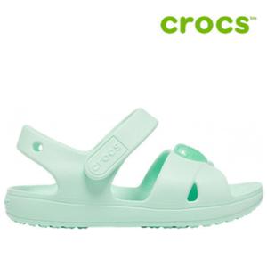 크록스 아동 샌들 /45- 206245-3TI / Preschool Classic Cross-Strap Sandal Neo Mint