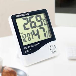디지털 탁상시계/온도계 습도계 알람시계