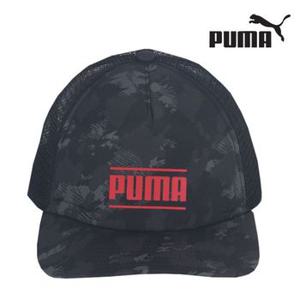 푸마 남여공용 CAMO PACK TRUCKER 스냅백 캡 모자  021977-01