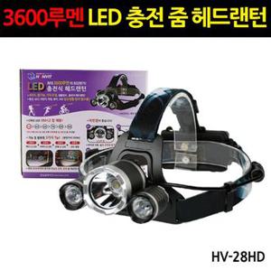 헤드랜턴 랜턴 머리랜턴 LED 충전 줌 3600루멘