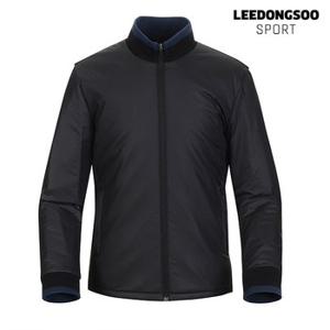 이동수 골프 간절기 남성 엠보 패턴 패딩 점퍼 블랙 H2CJP9020-B1 [MODA outlet D]