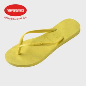 [공식] 하바이아나스 쪼리 슬림 플립플랍 Pixel Yellow