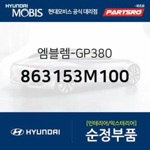 제네시스 엠블럼 레터링 GP380 (863153M100) 제네시스 현대모비스 부품몰