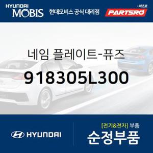 현대모비스 순정 퓨즈 네임 플레이트 (918305L300)  E마이티NARROW, E마이티WIDE, E마이티 특장WIDE, E마이티 특장NARROW