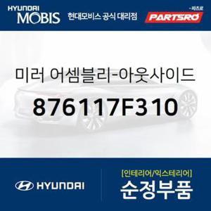 사이드미러(빽미러) 유리 거울,운전석쪽측 (876117F310)  뉴 파워트럭 4X2 현대모비스 부품몰