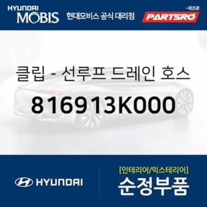 선루프 드레인 호스 클립 (816913K000) 쏘나타NF 현대모비스부품몰