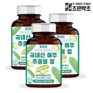 국내산 여주 추출물 여주정 식약처 HACCP인증 60정 x 3 여주분말