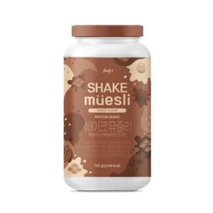 쉐이크 뮤즐리 식사대용 단백질 쉐이크 프로틴 초코맛 750g 1통