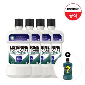 [리스테린] 헬씨 브라이트 750ml x4+(증)100ml 스트롱 랜덤 2개