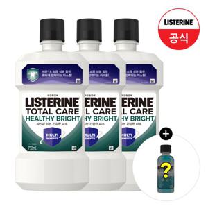 [리스테린] 헬씨브라이트 750ml x3+(증)100ml 스트롱 랜덤 1개