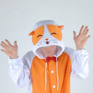 사계절 동물잠옷 스마일 고양이 (오렌지)