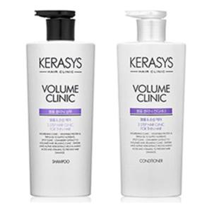 케라시스 볼륨 clinic 샴푸 + 컨디셔너 각 600ml