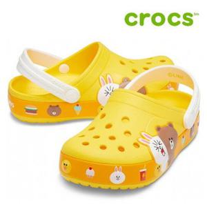 아동 샌들  44  206028 730   Kids Crocs Fun Lab LINE Friends Clog Yellow_P342597688