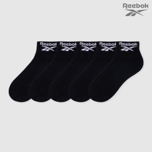 리복 이너글로우 쿠션 숏삭스 블랙 S 5팩 RBCEGSXS-BK5