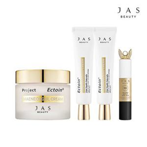 쟈스 맨얼굴 크림 55ml + 30ml x2 + 콜라겐 글로우업 엔젤밤 11g (색상랜덤)