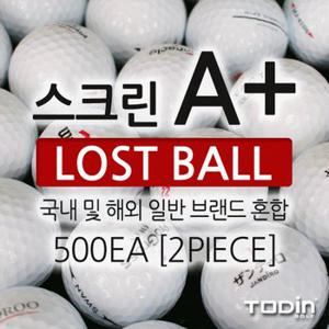 스크린골프 A+급 2피스 로스트볼 500알