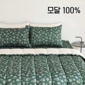 소프트 모달 이불세트 - 15 Lace flower : green (슈퍼싱글/퀸)